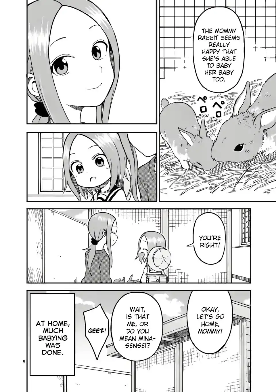 Karakai Jouzu no (Moto) Takagi-san Chapter 135 8